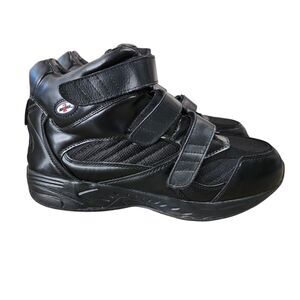Answer2 551-1 Men’s Black Leather Orthopedic Shoes Size 11.5 XW High Top